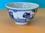 Bord - Petit bol blanc bleu Chine Qing - poircelaine