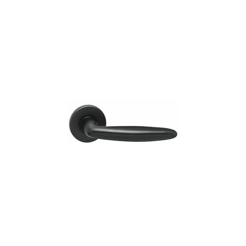 Intersteel Deurkruk Sigaar op rozet - mat zwart, Doe-het-zelf en Verbouw, Hang- en Sluitwerk, Nieuw, Verzenden
