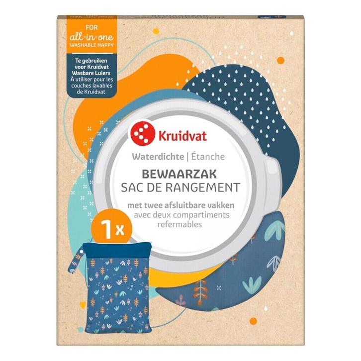 Kruidvat Bewaarzak voor Wasbare luiers met Plantenprint, Kinderen en Baby's, Overige Kinderen en Baby's, Nieuw, Verzenden