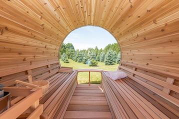Buitensauna - Barrel Sauna - Tuin sauna - Sauna showroom beschikbaar voor biedingen