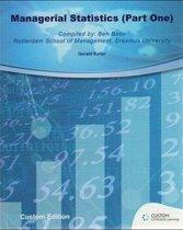 Custom Managerial Statistics Part 1 9781408094105, Boeken, Studieboeken en Cursussen, Zo goed als nieuw, Verzenden
