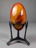 rode jaspis lingam - Hoogte: 10.7 cm - Breedte: 6.2 cm- 535