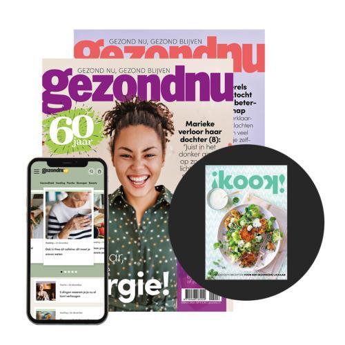 GezondNU abonnement 6 nummers cadeau abonnement, Boeken, Tijdschriften en Kranten, Lichaam en Geest, Nieuw, Verzenden
