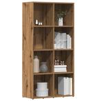 vidaXL Boekenkast 66x30x130 cm bewerkt hout artisanaal, Huis en Inrichting, Verzenden, 100 tot 150 cm, Nieuw, 50 tot 100 cm