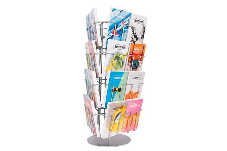 Foldercarrousel 24 Vaks A6 | Displaywinkel.nl, Zakelijke goederen, Kantoor en Winkelinrichting | Kantoorartikelen, Nieuw in verpakking