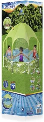2dekans | Bestway Splash-in-Shade Rond Bovengronds Zwembad, Tuin en Terras, Ophalen of Verzenden, Zo goed als nieuw