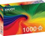 Spinning Rainbow Puzzel (1000 stukjes) | Enjoy Puzzle -, Hobby en Vrije tijd, Denksport en Puzzels, Verzenden, Nieuw