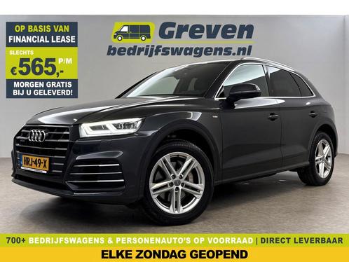 Audi Q5 55 TFSI e Quattro S-line 327PK Cam LED Virtual ACC, Auto's, Audi, Te koop, Automaat, Financial lease, Hybride Elektrisch/Benzine