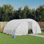 vidaXL Tuinkas met stalen frame 20 m² 5x4x2,3 m wit, Verzenden, Nieuw