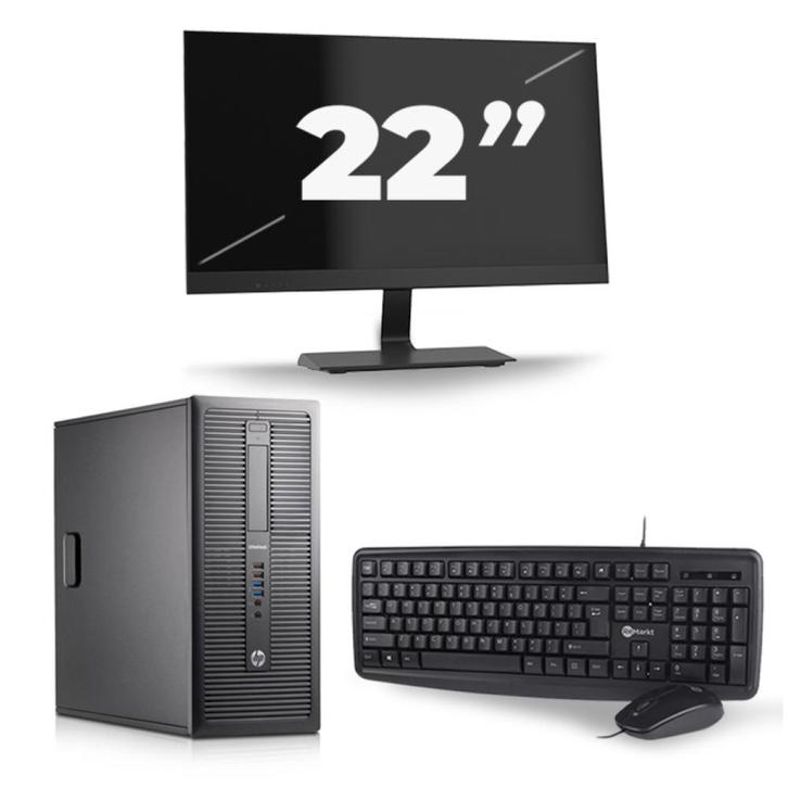 HP EliteDesk 800 G1 Tower - Intel Core i5-4e Generatie - 8GB, Computers en Software, Desktop Pc's, Nieuw, Verzenden