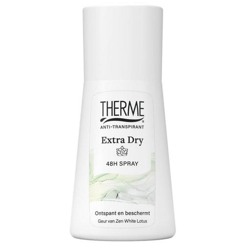 Therme Zen White Lotus Extra Dry Antitranspirant Spray, Sieraden, Tassen en Uiterlijk, Uiterlijk | Lichaamsverzorging, Nieuw, Verzenden