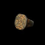 Islamitisch Brons Ring met kalligrafie, Sieraden, Tassen en Uiterlijk, Antieke sieraden
