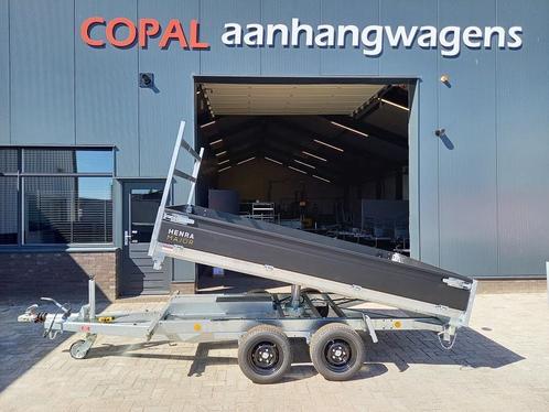 Voorraad-ACTIE: Henra 3-zijdige kipper 301x185 - NIEUW, Auto diversen, Aanhangers en Bagagewagens, Nieuw, Ophalen