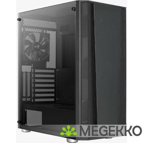 Aerocool Prism-G-BK-v1 Midi Tower Zwart, Computers en Software, Computerbehuizingen, Nieuw, Verzenden