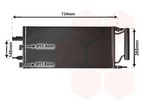 LUCHTCONDENSATOR VOOR BMW 2 AT/GT F45/46 2013-2021, Auto-onderdelen, Airco en Verwarming, Nieuw, Ophalen of Verzenden
