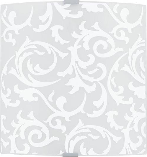 EGLO Grafik Wand/Plafondlamp - LED - 280X290mm. - Wit Met, Antiek en Kunst, Antiek | Lampen, Verzenden