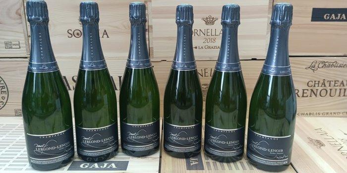 Noel Leblond-Lenoir, Brut Reserve - Champagne - 6 Flessen, Verzamelen, Wijnen