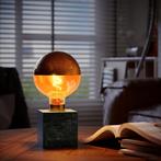 Calex Tafellamp Marmer Vierkant - E27 - Groen - Excl. lic..., Ophalen of Verzenden, Nieuw