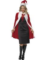 Kerst cape luxe met muts, Kleding | Dames, Carnavalskleding en Feestkleding, Ophalen of Verzenden, Nieuw