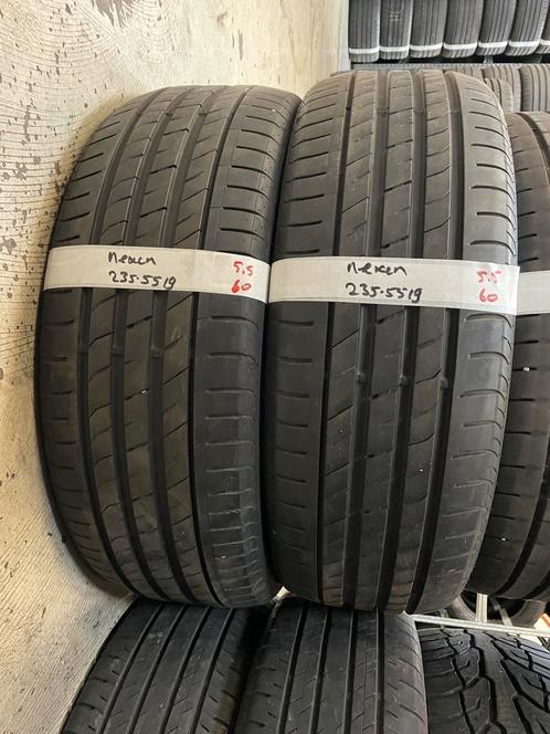 235-55-19 Nexen Zomerbanden 5.5mm Incl Montage 235 55 19, Auto-onderdelen, Banden en Velgen, 19 inch, Zomerbanden, 235 mm, Personenwagen