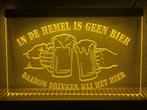In de hemel is geen bier neon bord lamp LED cafe verlichting, Verzamelen, Merken en Reclamevoorwerpen, Verzenden, Nieuw