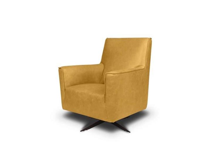 Fauteuil Valley - fauteuils - Goud, Huis en Inrichting, Stoelen, Nieuw, Leer