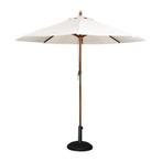 Bolero ronde parasol creme 3m, Verzenden, Nieuw in verpakking