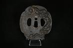 IJzeren draak grote tsuba - ijzer - Japan - Edo Periode