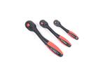 TM 1/4 Professionele Premium Ratel 72 Tands Rood / Zwart, Verzenden, Nieuw