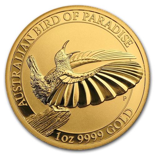 Gouden Bird of Paradise Victorias Riflebird 1 oz 2018, Postzegels en Munten, Munten en Bankbiljetten | Verzamelingen, Munten, Verzenden