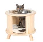 Kattenmand - kattenhuisje - kattenmeubel van massief gren..., Ophalen of Verzenden, Nieuw