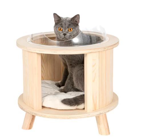 Kattenmand - kattenhuisje - kattenmeubel van massief gren..., Dieren en Toebehoren, Krabmeubelen, Nieuw, Ophalen of Verzenden