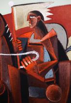 Jone Hopper - Le cavalier porte-drapeau, Antiek en Kunst