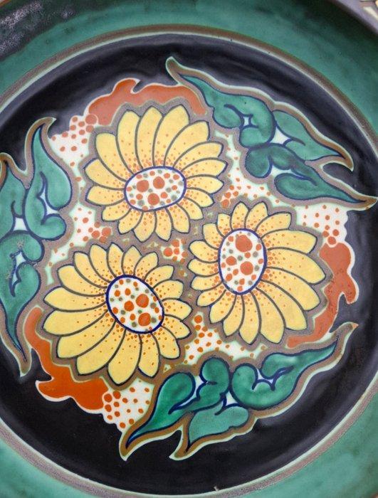 Goedewaagen - Schaal - 898/ Zonnebloem - Aardewerk/ Plateel, Antiek en Kunst, Kunst | Designobjecten