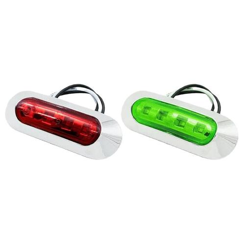 Boot Navigatie Verlichting Set - 12-24V - Rood/Groen, Watersport en Boten, Navigatiemiddelen en Scheepselektronica, Nieuw, Verzenden