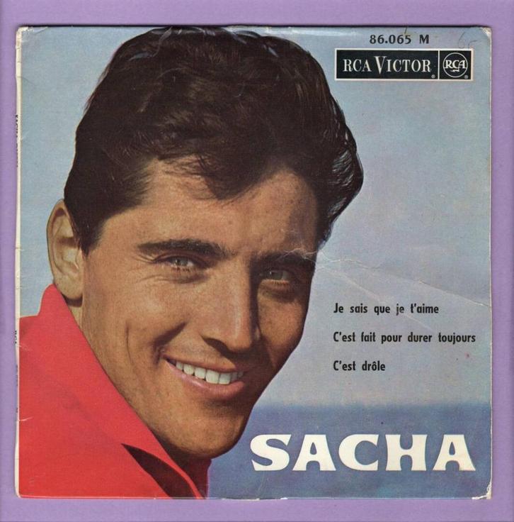 Sacha Distel – Je Sais Que Je TAime EP (7-Vinyl-Single), Cd's en Dvd's, Vinyl Singles, Ophalen of Verzenden