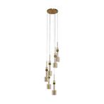 *WOONWINKEL* Kare Design Candy Bar Gold Trapse Hanglamp Goud, Nieuw, Verzenden