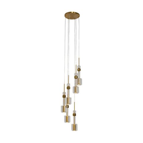 *WOONWINKEL* Kare Design Candy Bar Gold Trapse Hanglamp Goud, Huis en Inrichting, Lampen | Hanglampen, Nieuw, Verzenden