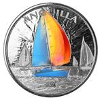 EC8 - Anguilla Regatta 1 oz 2023 coloured (500 oplage), Verzenden, Midden-Amerika, Losse munt, Zilver