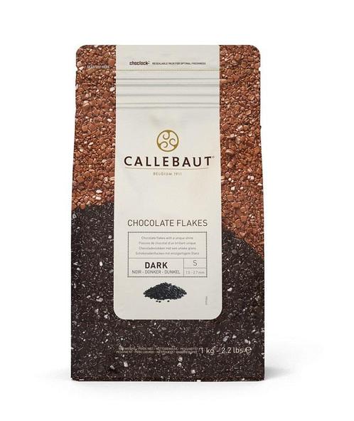 Callebaut Chocoladevlokken klein Puur 1kg, Hobby en Vrije tijd, Taarten en Cupcakes maken, Nieuw, Verzenden