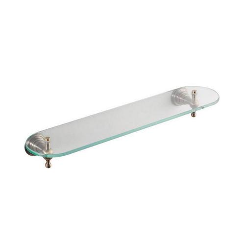 Glazen Planchet Sapho Diamond 50x6.6 cm Ovaal Brons, Doe-het-zelf en Verbouw, Sanitair, Bad, Nieuw, Ophalen of Verzenden