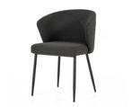Eetkamerstoel Santos | Eleonora | Zwart, Huis en Inrichting, Stoelen, Ophalen of Verzenden, Nieuw