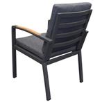 Costa Rica dining tuinstoel aluminium antraciet, Tuin en Terras, Tuinstoelen, Ophalen of Verzenden, Nieuw