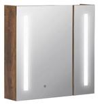 LED Spiegelkast Badkamer – 2 Deuren, Touch Schakelaar, 70x15, Huis en Inrichting, Badkamer | Badkamermeubels, Verzenden, Nieuw