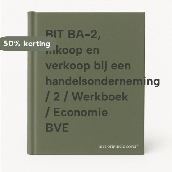 BIT BA-2, inkoop en verkoop bij een handelsonderneming / 2 /, Boeken, Schoolboeken, Gelezen, Verzenden