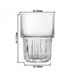 GGM Gastro | (12 stuks) Longdrinkglas - EVEREST - 355 ml - |, Huis en Inrichting, Keuken | Servies, Verzenden, Nieuw, Effen, Glas of Glazen