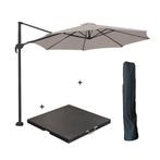 Garden Impressions Hawaii zweefparasol S Ø300 - donker, Verzenden, Nieuw