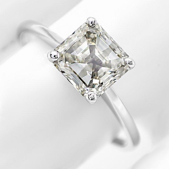 Zonder minimumprijs - Ring - 14 karaat Witgoud - 1.10ct. tw., Sieraden, Tassen en Uiterlijk, Ringen