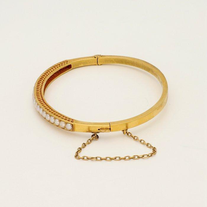 Armband - 18 karaat Geel goud - Parel, Sieraden, Tassen en Uiterlijk, Armbanden