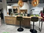 MeKitchen Showroom Keuken Sahara/houtlook -incl. Apparatuur!, Huis en Inrichting, Keuken | Complete keukens, Nieuw, Crème, Composiet